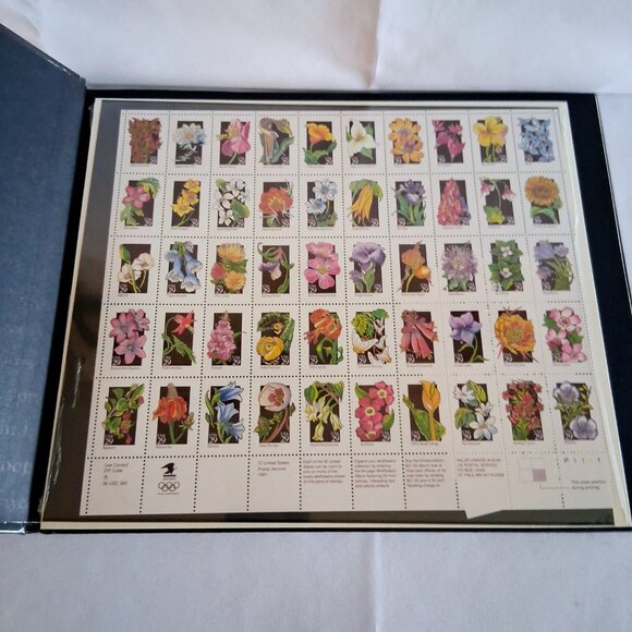 Wildflowers A Collection of U.S. Commemorative Stamps Book - Picture 6 of 10